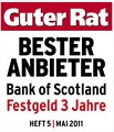 Guter Rat: Bester Anbieter Festgeld (3 Jahr3)