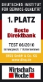 Beste Direktbank (DISQ und Wirtschafts Woche 06/2010)